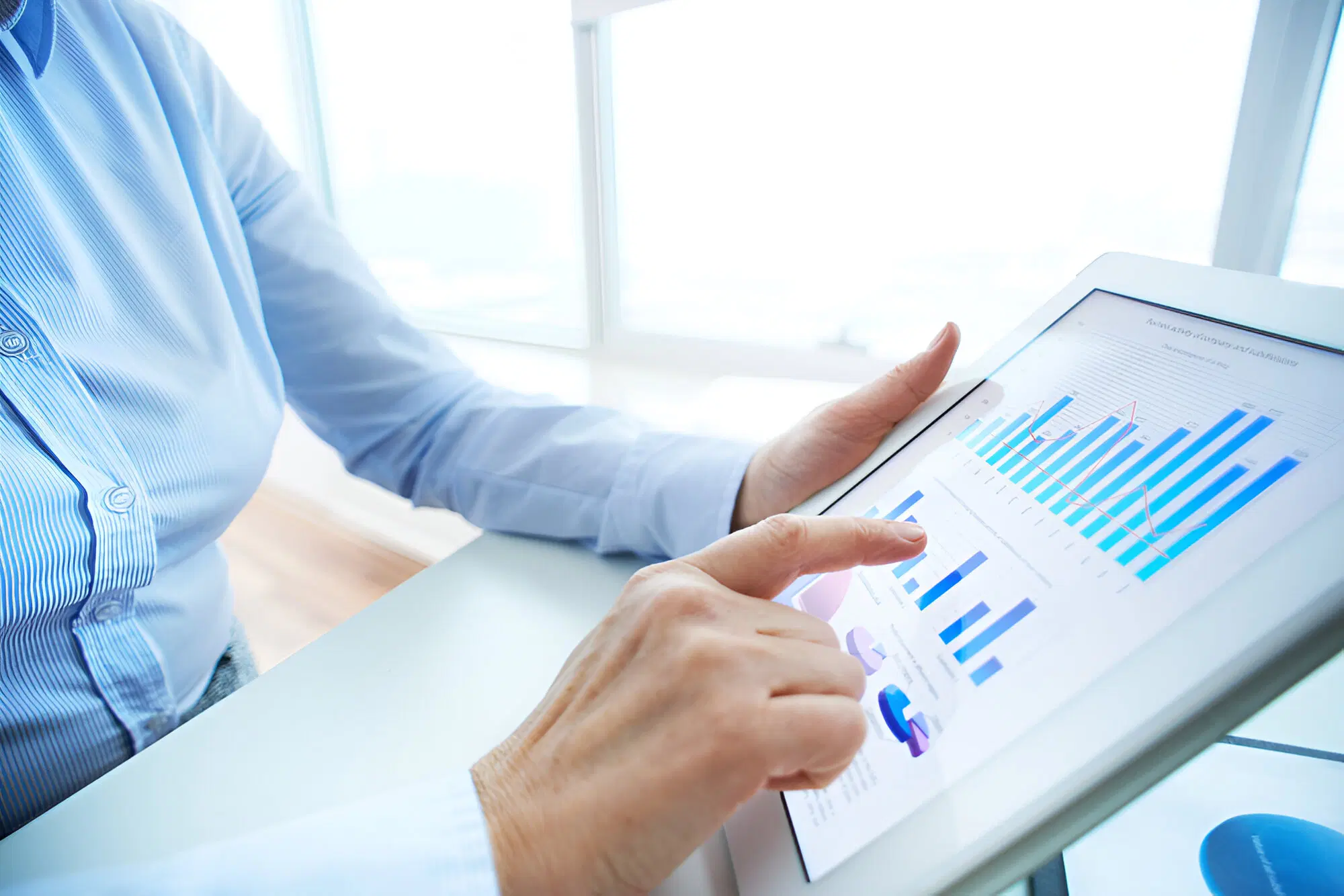 ERP finance dashboard for real-time insights
